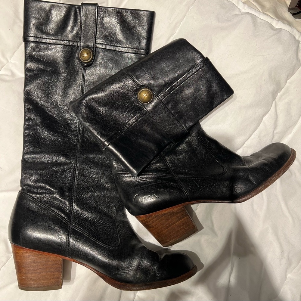 Coach Leather Boots